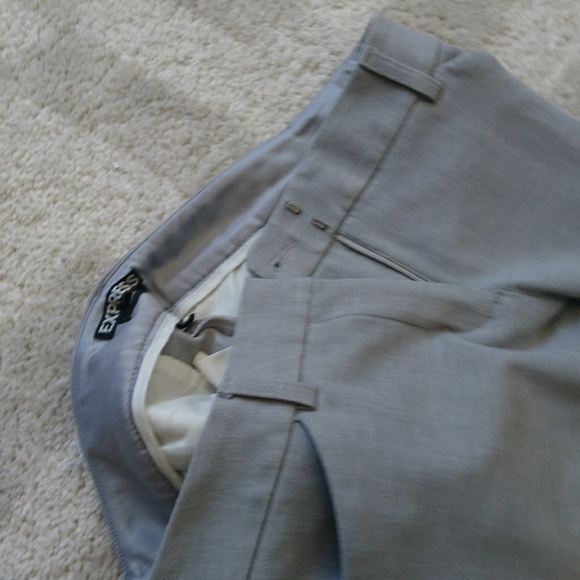 Light gray Express Editor barely boot pants 8R - Picture 7 of 8